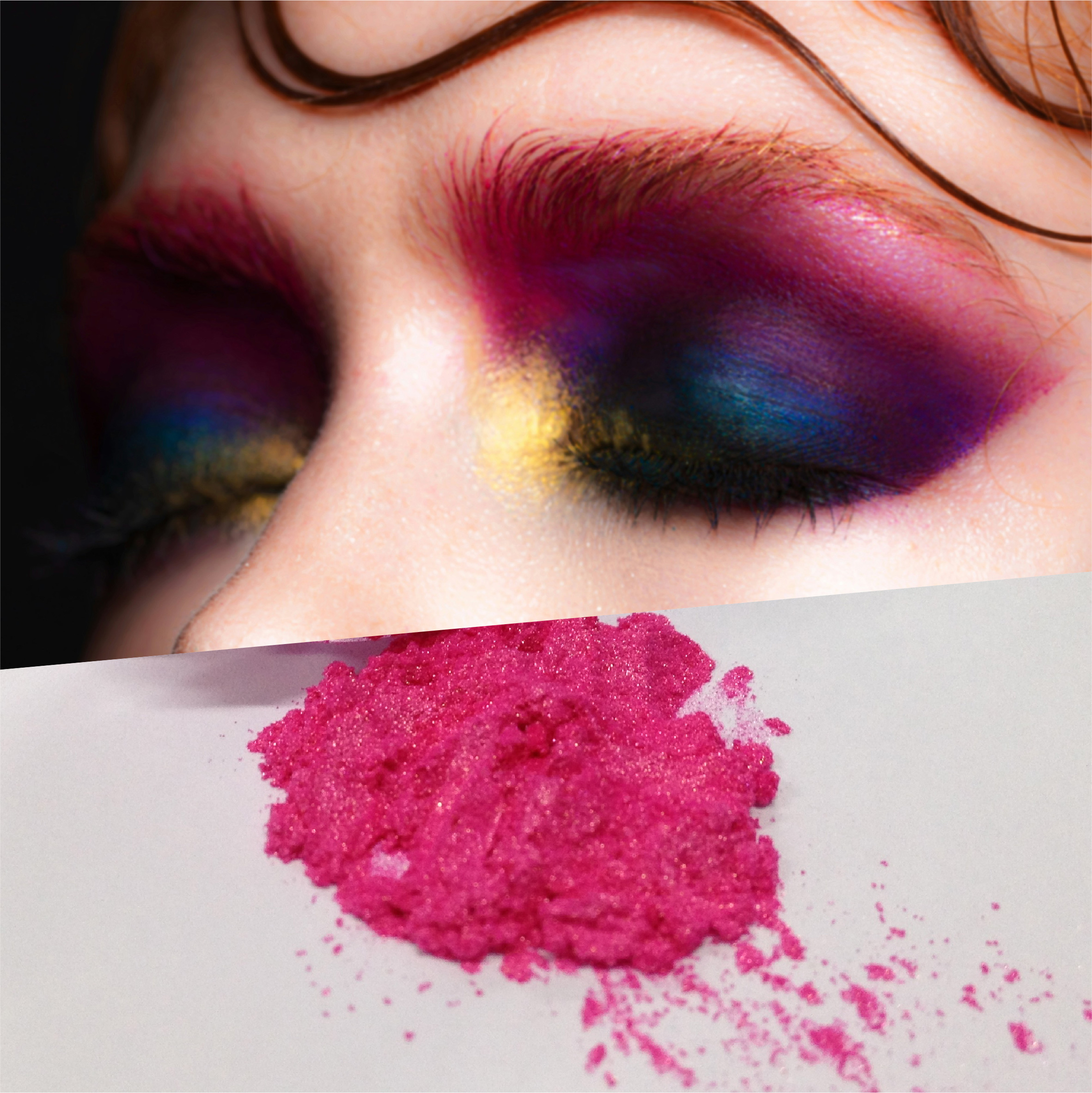 Konvenční pigment potažený barevným